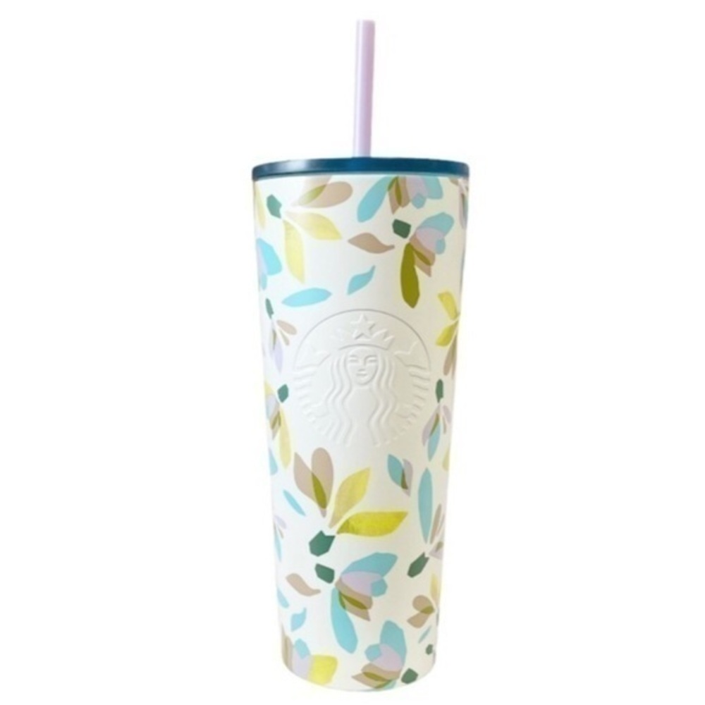 STARBUCKS Snow Drop 2023 winter release cold cup tumbler 24oz